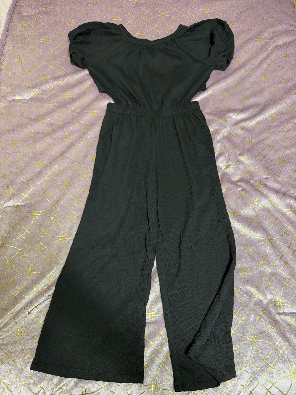 💥 KIDS NWT Black Wide-Leg Jumpsuit